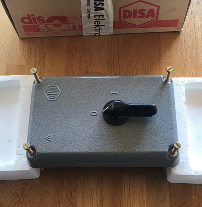 Disa Elektro Schalter  11 bis 18 Amp.