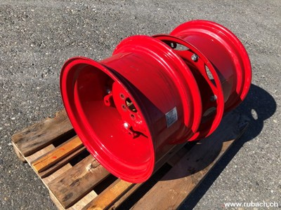 Felgen mit Stern 11x20" rot, zu Hürlimann XA / zu 405/70 R 20