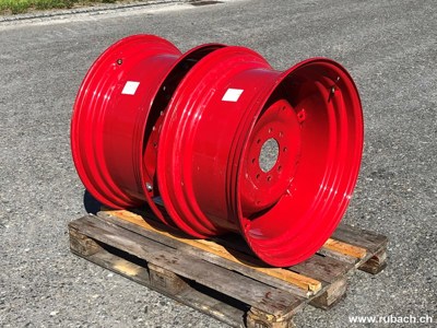 Felgen mit Stern 15x30" rot, zu Hürlimann XA / zu Bereifung 480/70 R 30