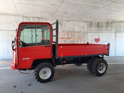 Transporter Carraro Cargo 80 mit Dreiseitenkipperbrücke Occ.