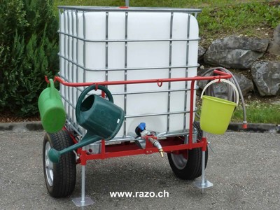 Wasser-Wagen, Tankwagen zur Bewässerung.  RAZOPARTS TW 1000 Liter