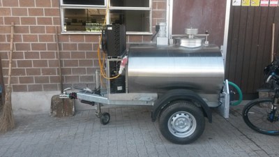 A3 Milchtank Inox 530Lt Fahrbar