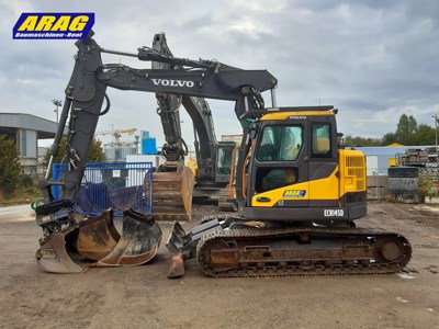 Raupenbagger Volvo ECR145DL mit Verstellausleger