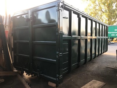 Abrollcontainer 37.5 m3 mit Hydraulikdach