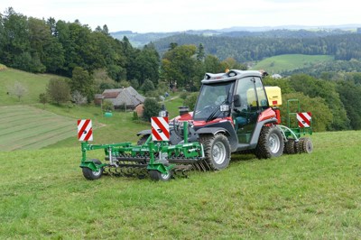 Frontstriegel / Kronenring-Walze / Sägerät / Green.Rake vario 2.5 m