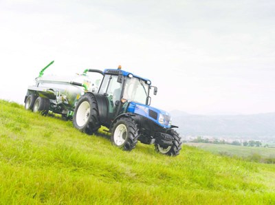 Traktor New Holland T 4.90 LP mit FL Quicke X 2 S Occ.