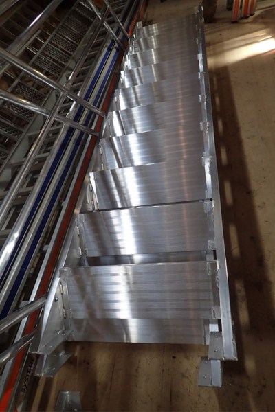 Treppe Aluminium