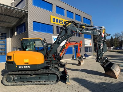 Minibagger Hyundai HX 85 A, Verstell-Ausleger, Stufe V