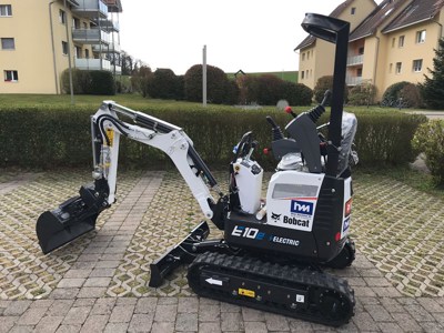 Elektrobagger, Akkubagger, Minibagger, Bobcat E10e