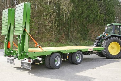 Tandem Tieflader /Plateau de transport Tandem Marolf