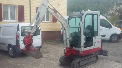 TAKEUCHI TB 016 Bagger Minibagger Kleinbagger erst 935 Std.