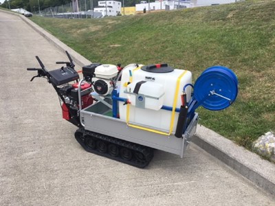 Hochdruckspritze 200l Aufbau Raupentransporter