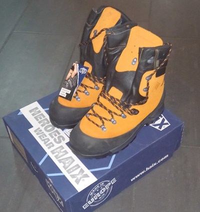 Forstschuhe HAIX PROTECTOR FOREST 2.1 GTX orange / schwarz, Der Winterschuh bei Schnee und Kälte