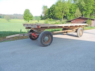 Anhänger Brückenwagen, Holz 2 Achs