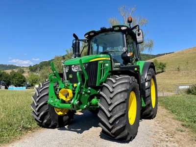 Traktor John Deere 6120M attraktive Vorführmaschine, Top Ausrüstung