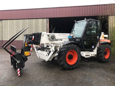 Bobcat Teleskoplader T40170, mit Funkbedienung und Arbeitskorb