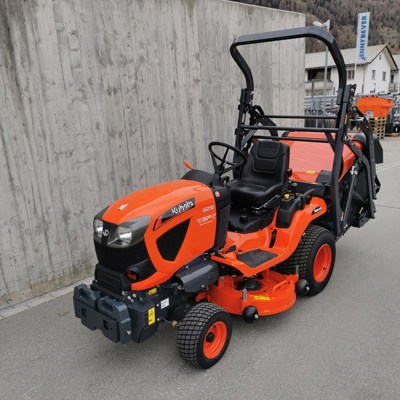 Kubota G231 Rasentraktor mit Hochentleerung