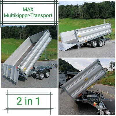 Neu Max Multi KiTrans Anhänger 3500kg 350cm x 185cm