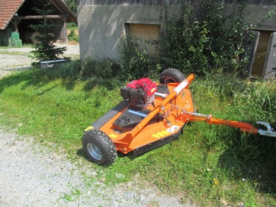 Kreiselmulcher mit Aufbaumotor für Quad/Hoflader/Geländewagen, Tondeuse à refus avec moteur à essenc