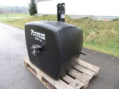 Hydrac Front und Heck Gewicht 1000kg