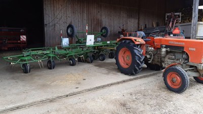 Kreiselheuer Krone KWT 8.50/Pirouette Krone/ 8.5m, 8 Kreisel, Fahrwerk