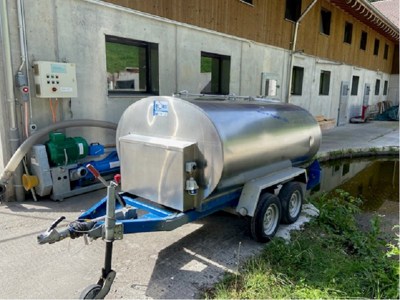 Milchtransporttank  2550 Liter