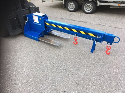 Kranarm zu Gabelstapler - Bras de grue pour chariot élévateur - Lieferbar ab Lager - disponible du s