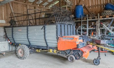 Ladewagen Bucher Monti 2 mit Triebachse