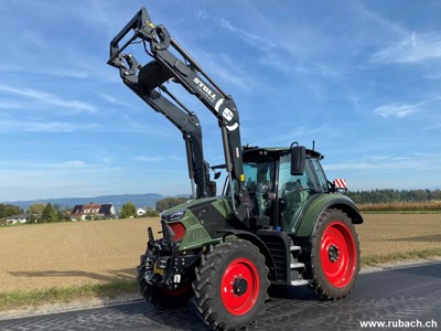 Hürlimann XL 130 T4F V-Drive, stufenlos Druckluft, GPS System, Frontlader Alö X4s